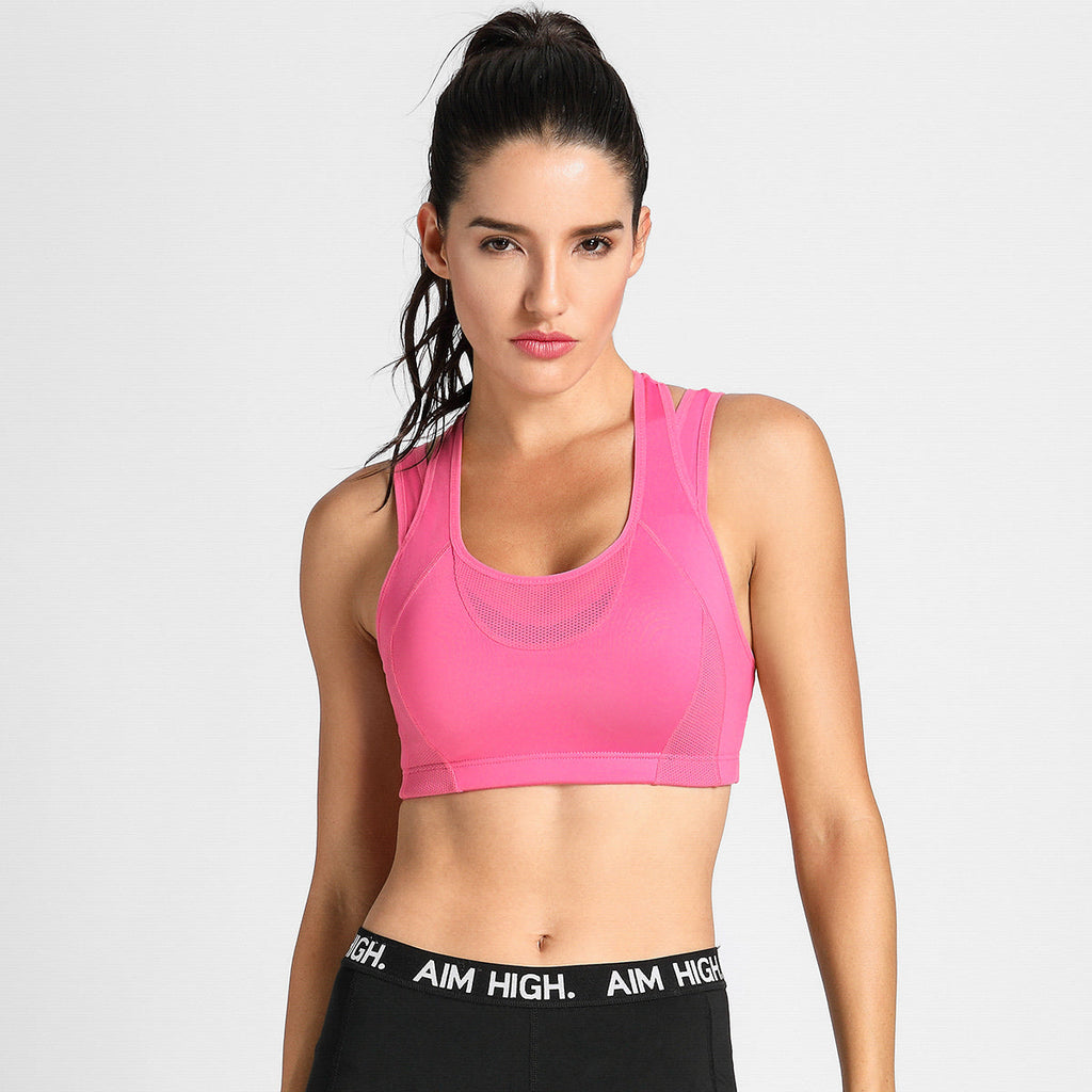 High Impact Full Support Wireless Running Bra-7
